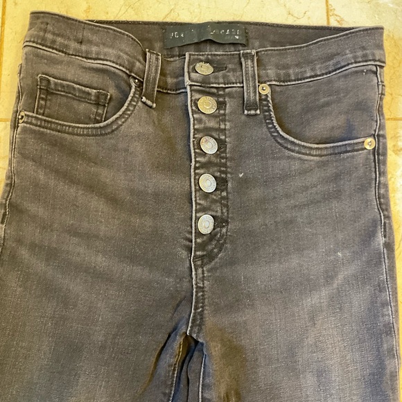 Veronica Beard Beverly 10” High Rise Flare Leg Black Jeans, 5-Pocket, Size 27 - Picture 2 of 15